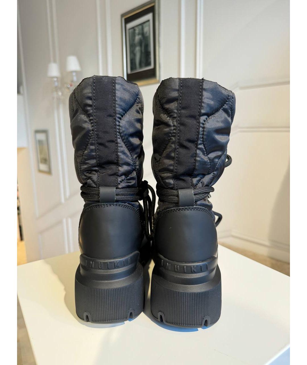 INUIKII Черные текстильные ботинки, фото 4