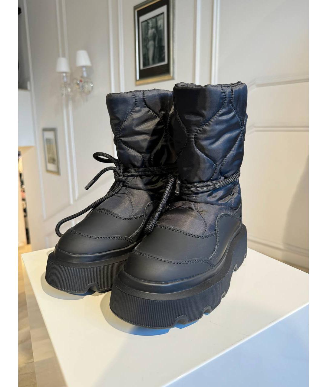INUIKII Черные текстильные ботинки, фото 2