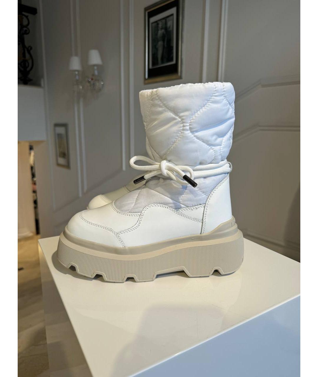 INUIKII Белые текстильные ботинки, фото 3