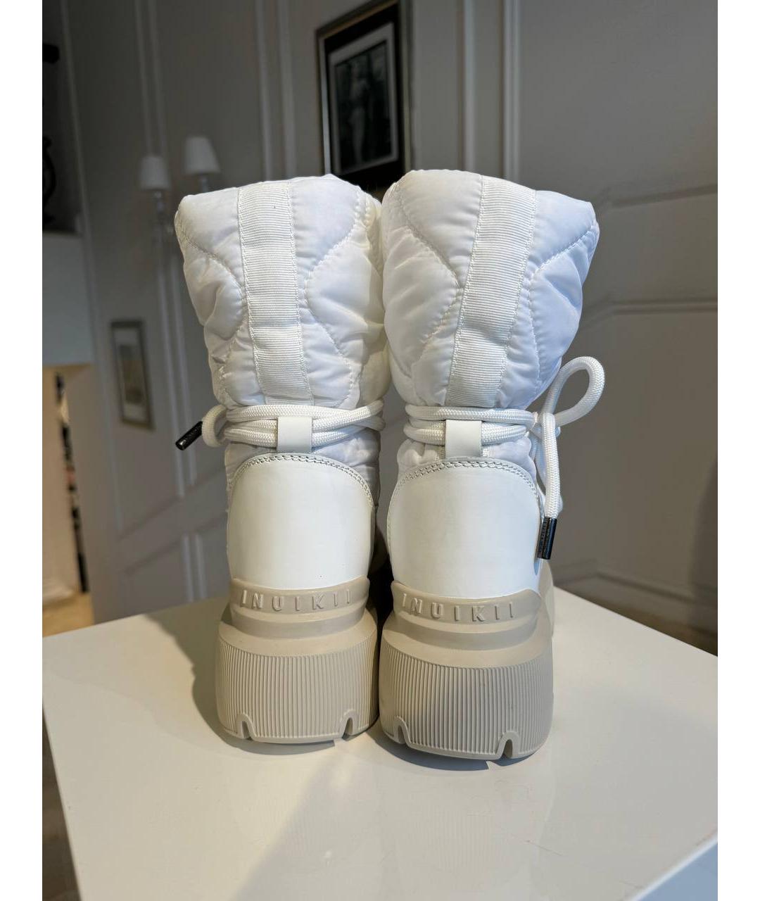 INUIKII Белые текстильные ботинки, фото 4