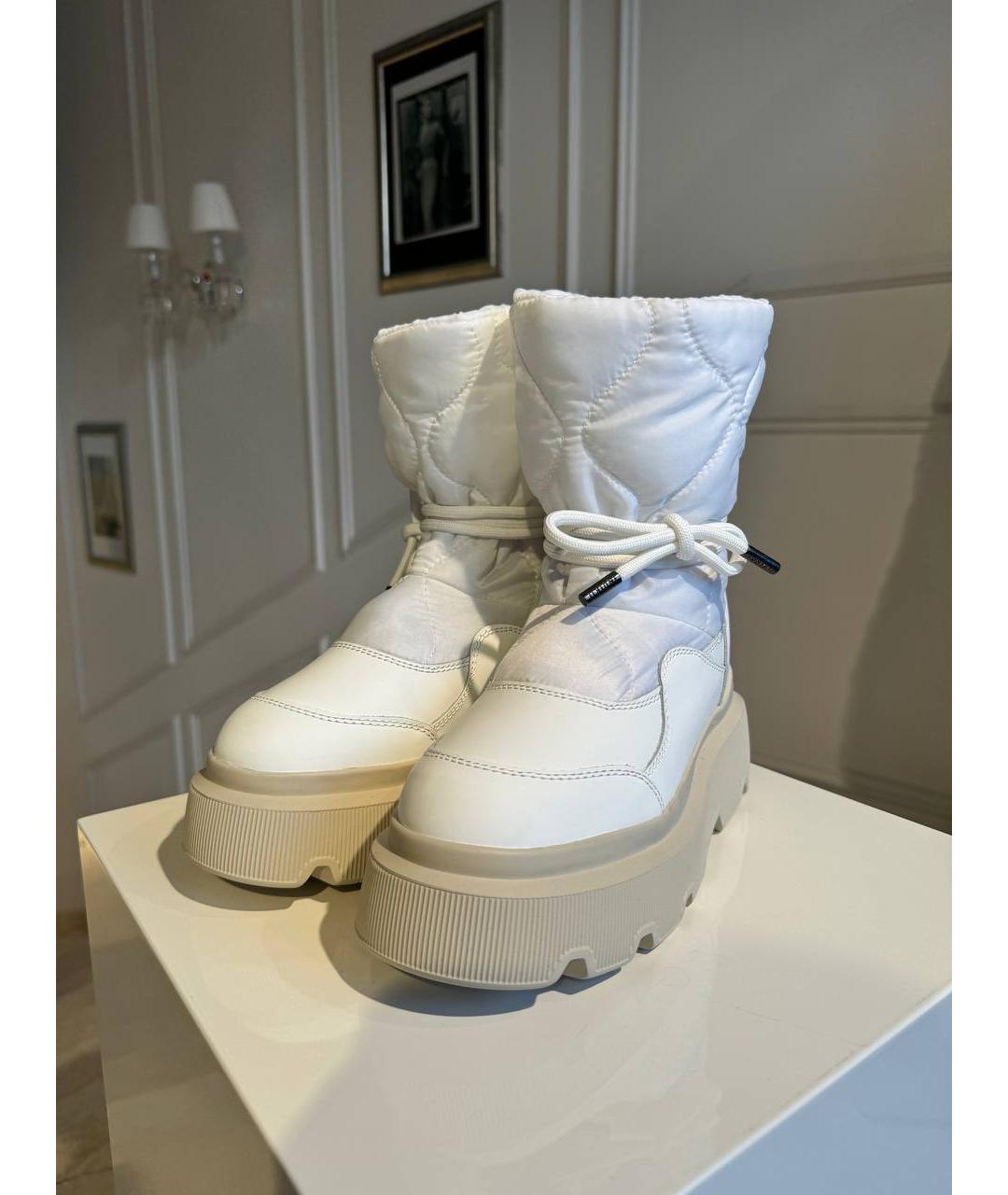 INUIKII Белые текстильные ботинки, фото 2