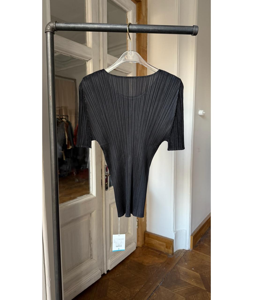 ISSEY MIYAKE Черная футболка, фото 2