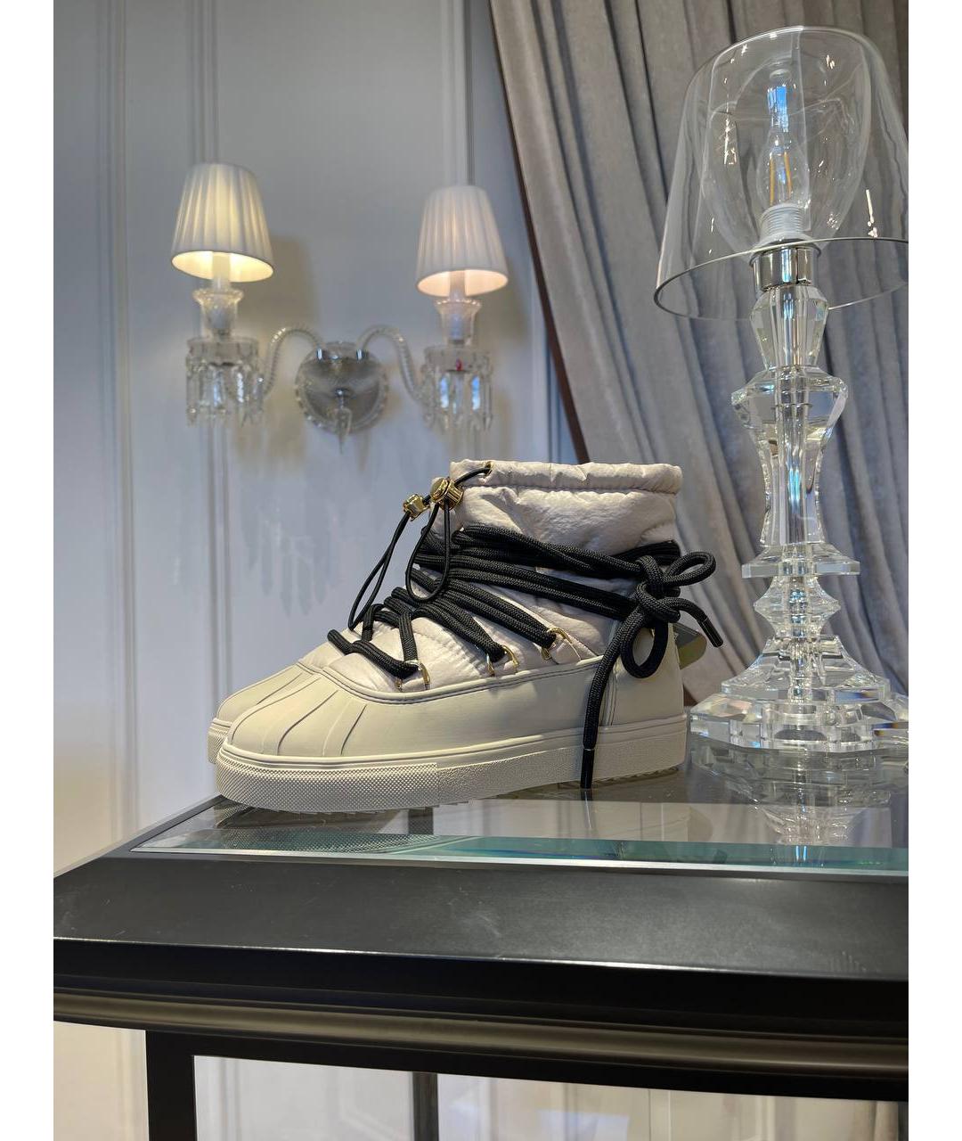 INUIKII Бежевые текстильные ботинки, фото 2