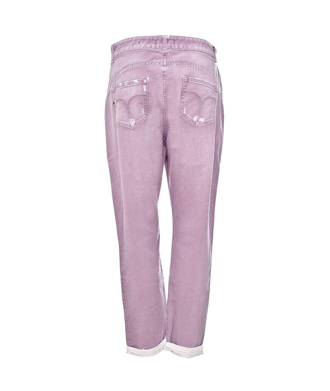 TWIN-SET Хлопковые прямые джинсы, фото 2