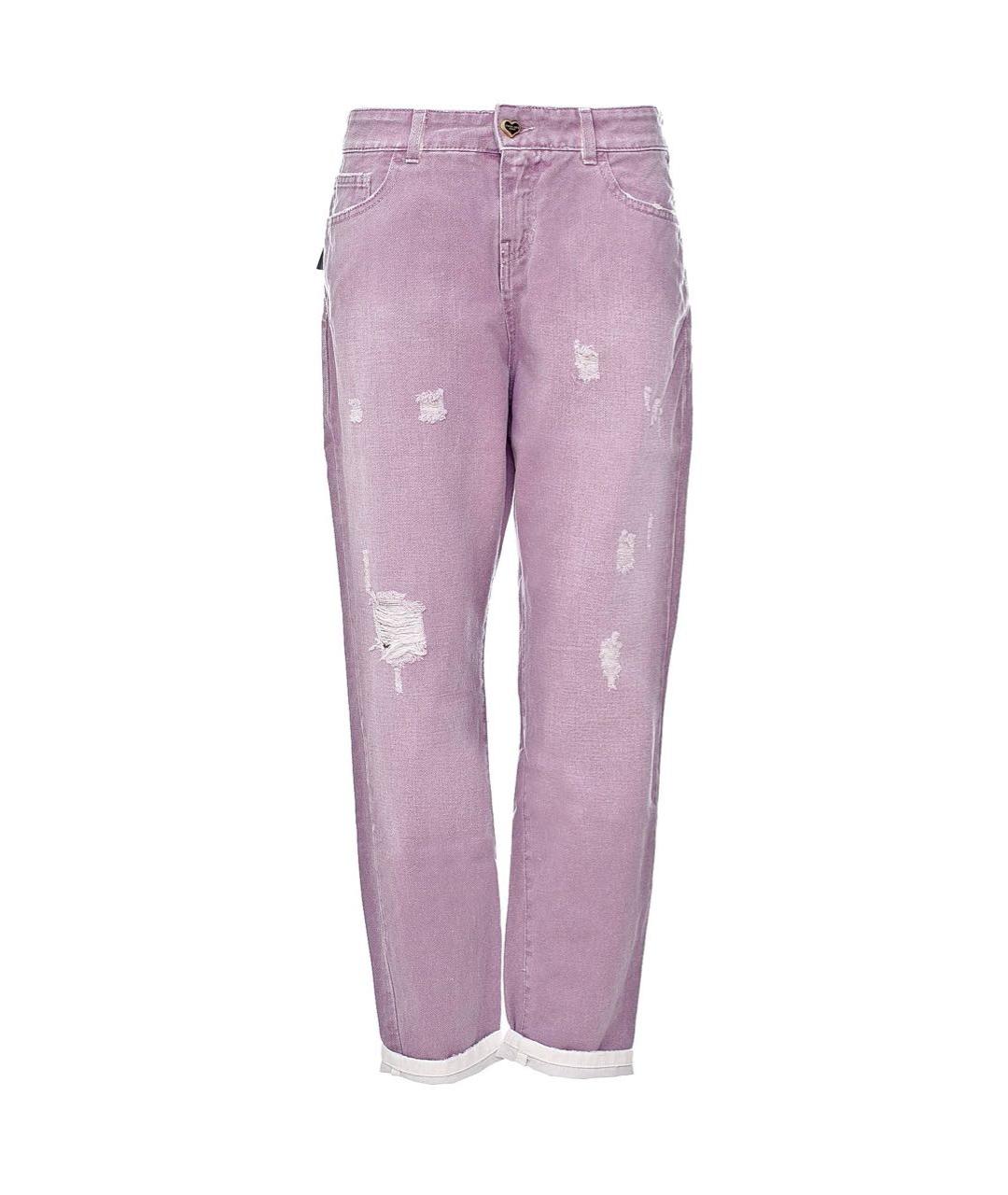 TWIN-SET Хлопковые прямые джинсы, фото 1