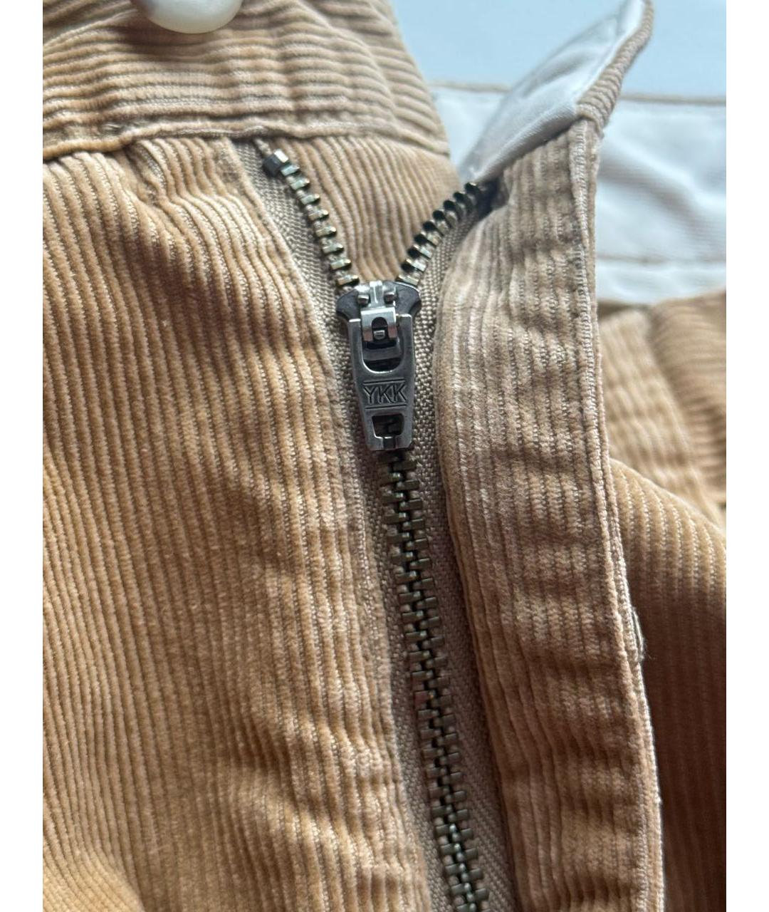 POLO RALPH LAUREN Коричневые хлопковые повседневные брюки, фото 4