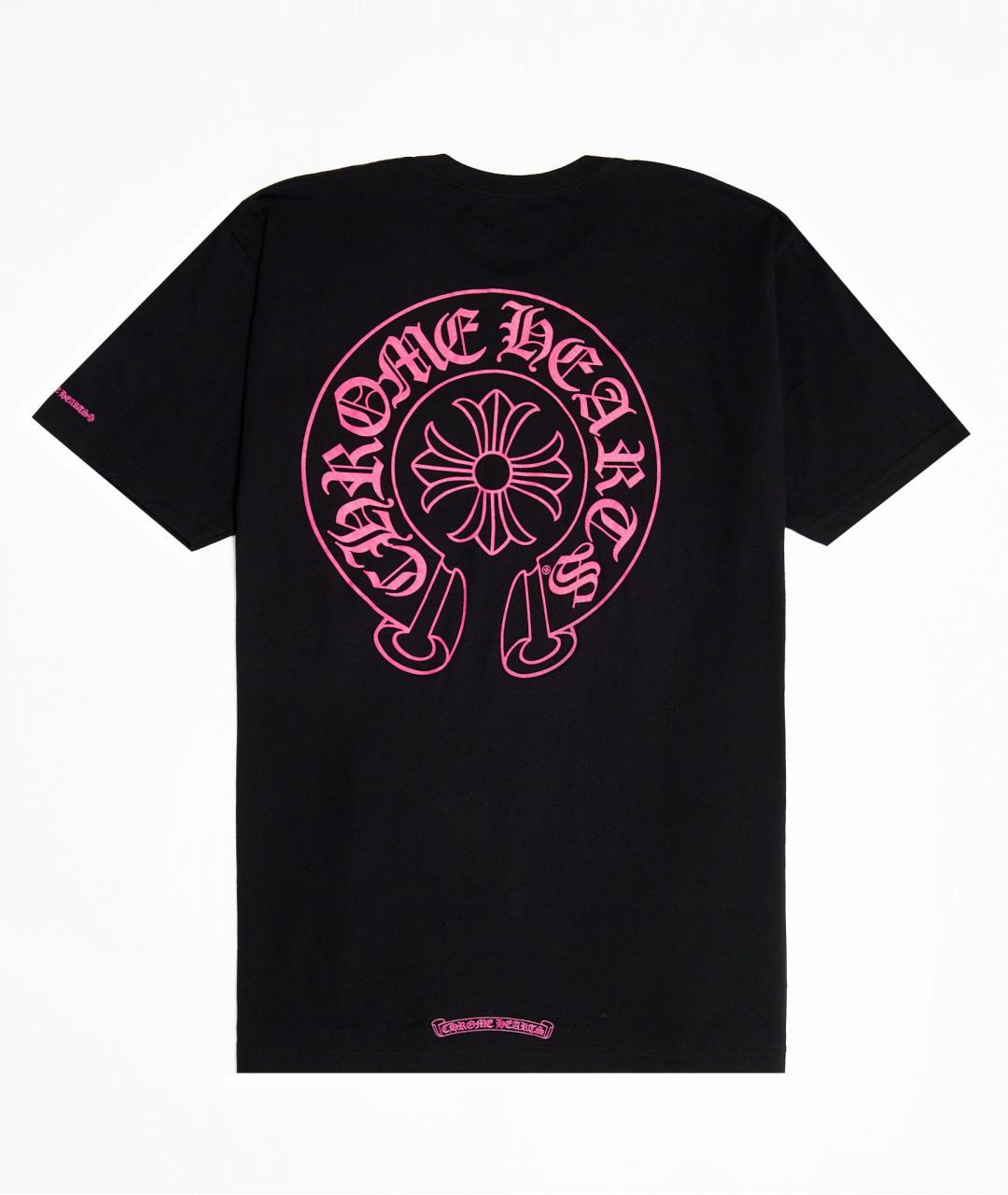 CHROME HEARTS Черная хлопковая футболка, фото 2