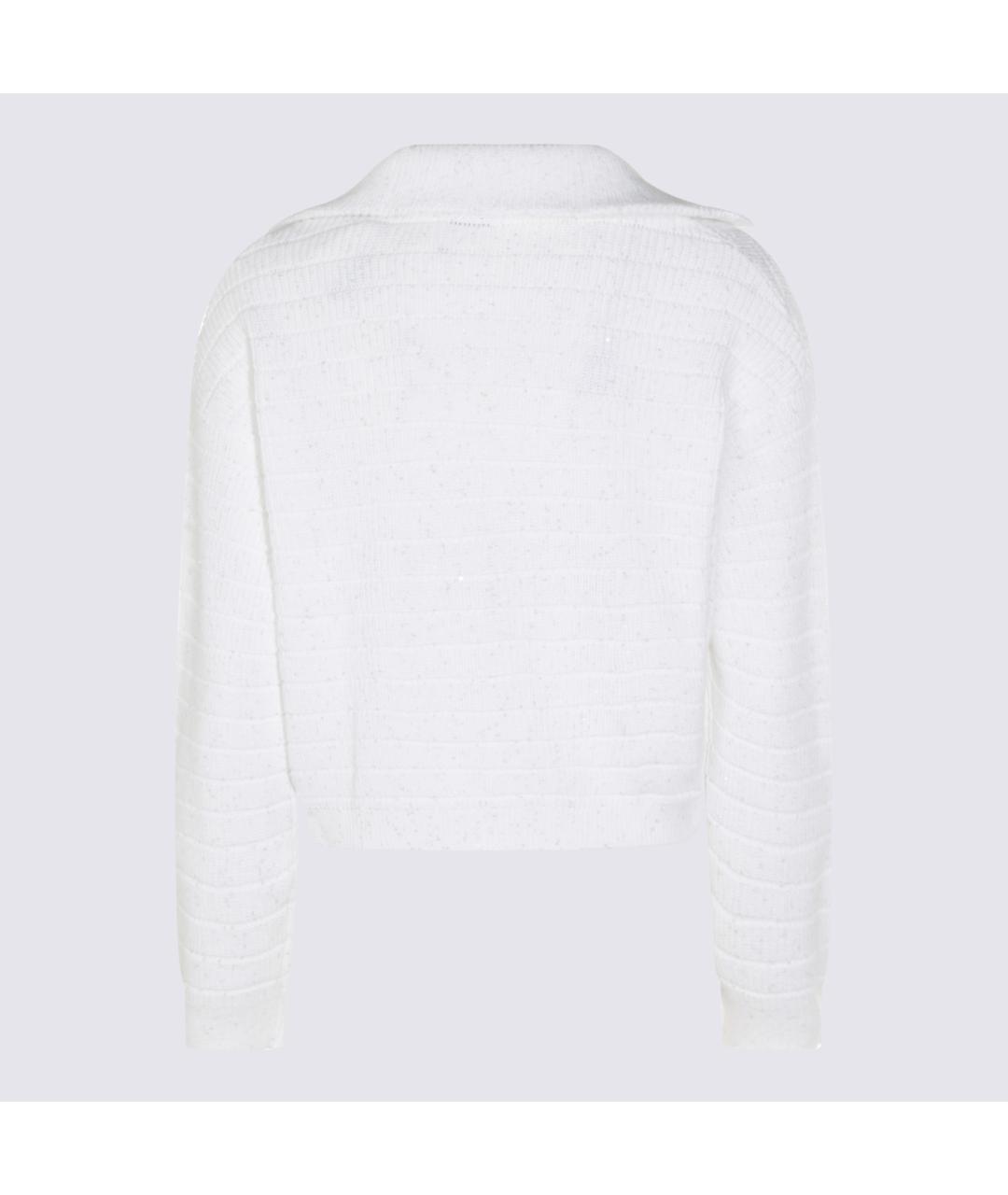 BRUNELLO CUCINELLI Белый хлопковый джемпер / свитер, фото 2