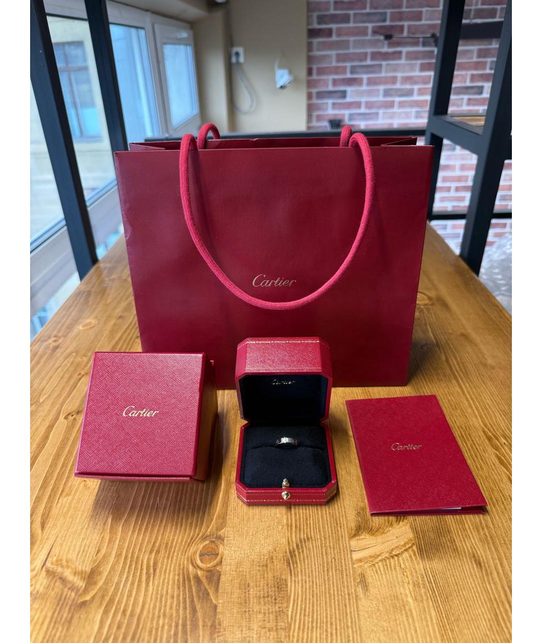 CARTIER Серебряное кольцо из белого золота, фото 5