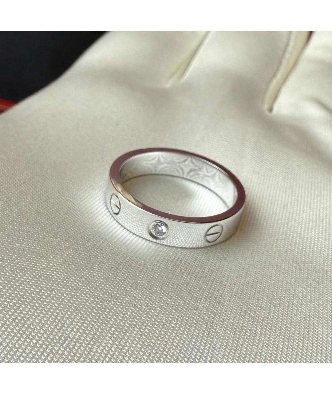 CARTIER Серебряное кольцо из белого золота, фото 6