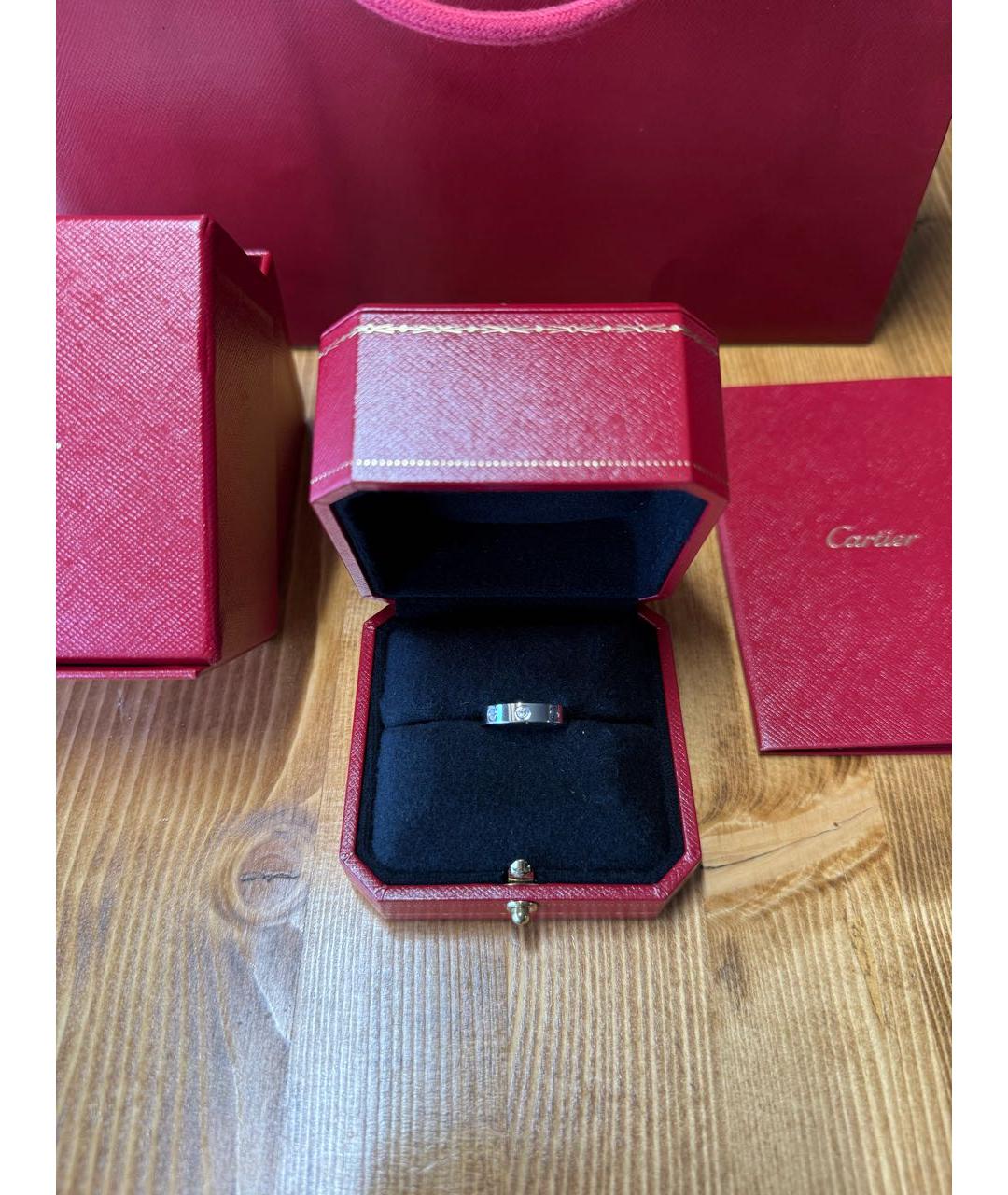 CARTIER Серебряное кольцо из белого золота, фото 3