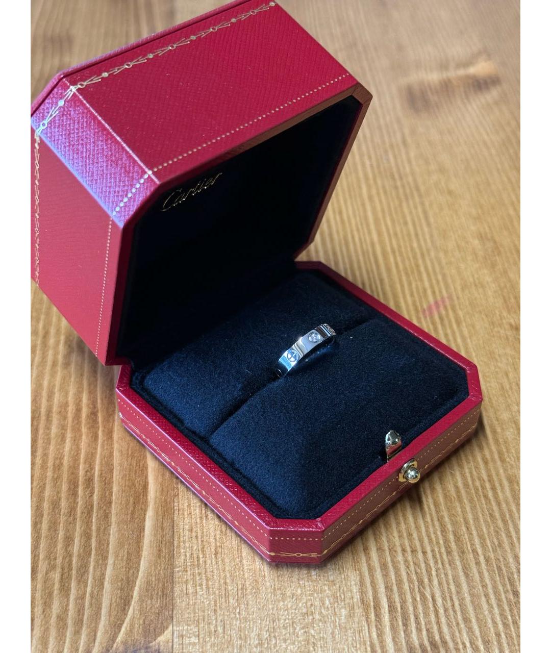 CARTIER Серебряное кольцо из белого золота, фото 4