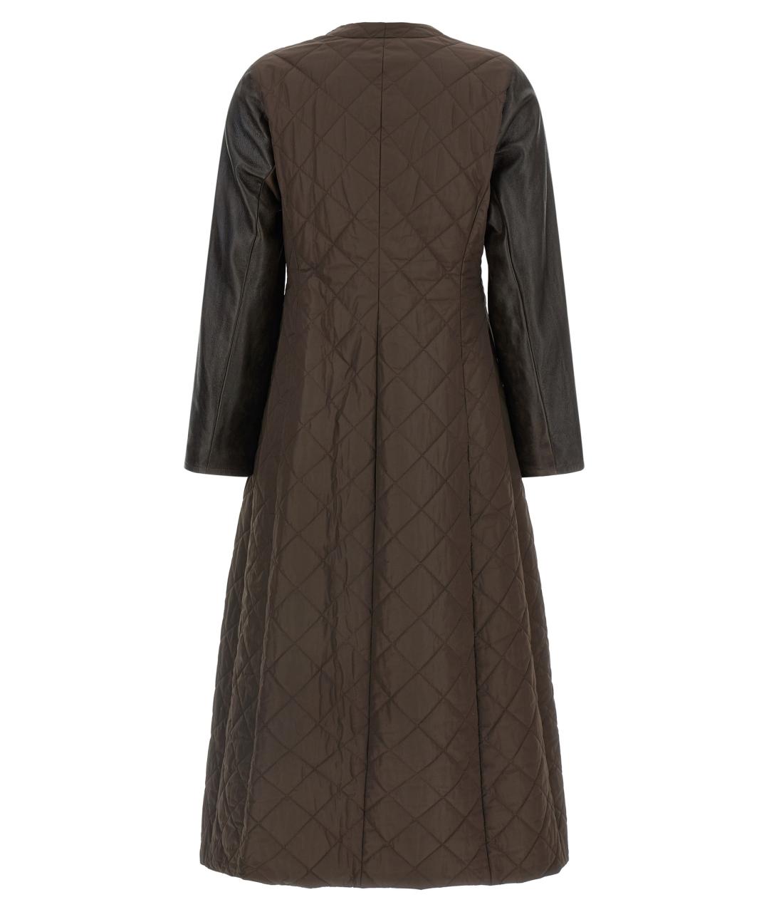 MAX MARA Коричневый полиамидовый тренч/плащ, фото 2