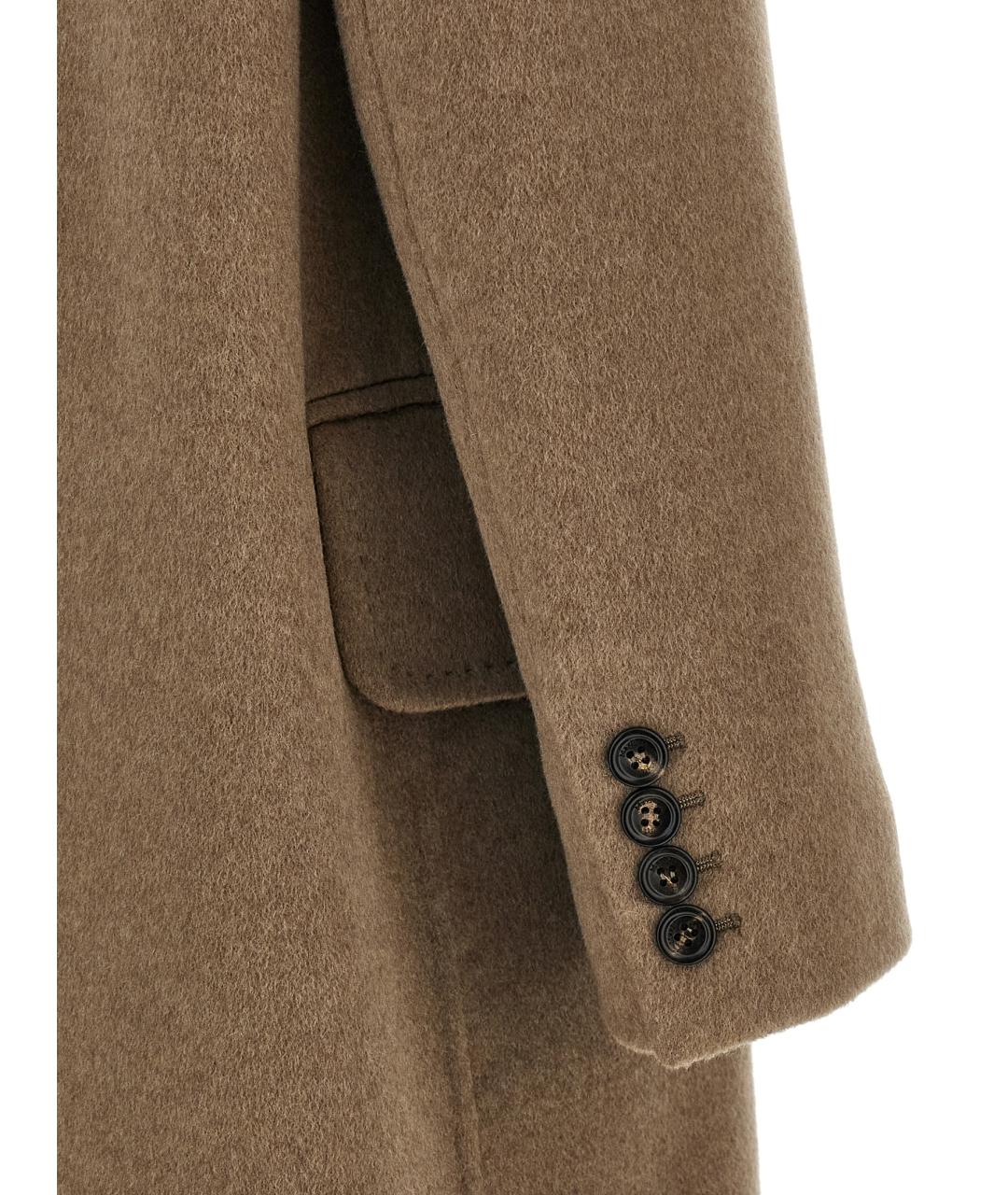 MAX MARA Бежевое кашемировое пальто, фото 4