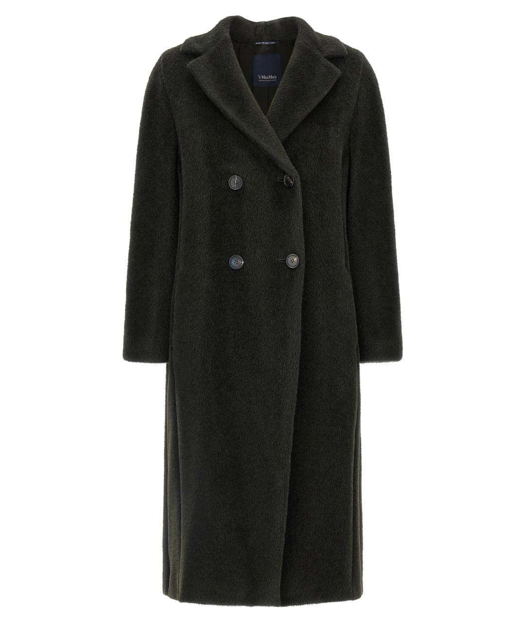 'S MAX MARA Зеленые шерстяное пальто, фото 1