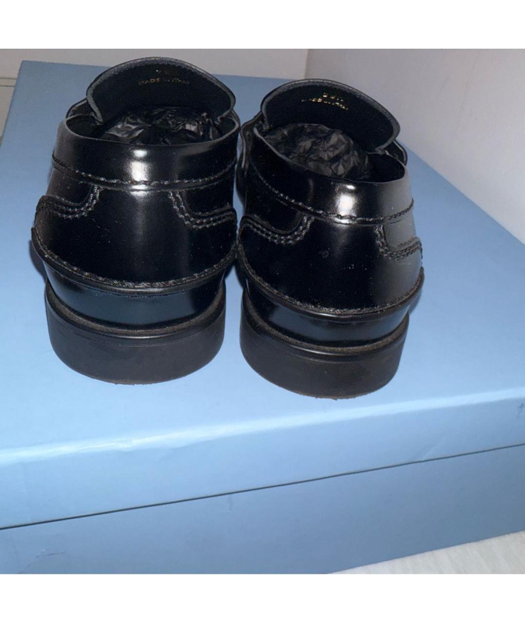 MIU MIU Черные кожаные лоферы, фото 5