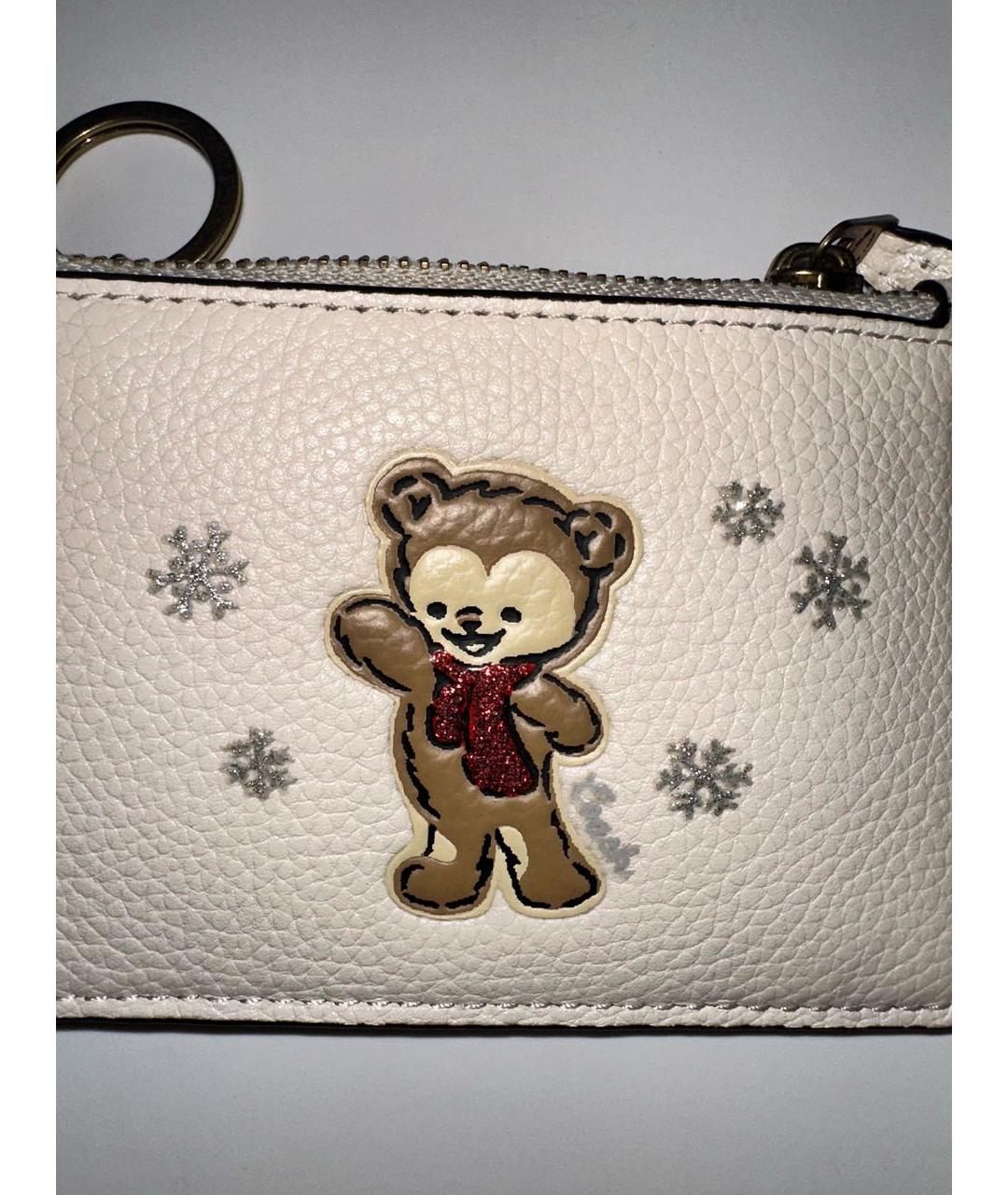 COACH Бежевый кардхолдер, фото 3