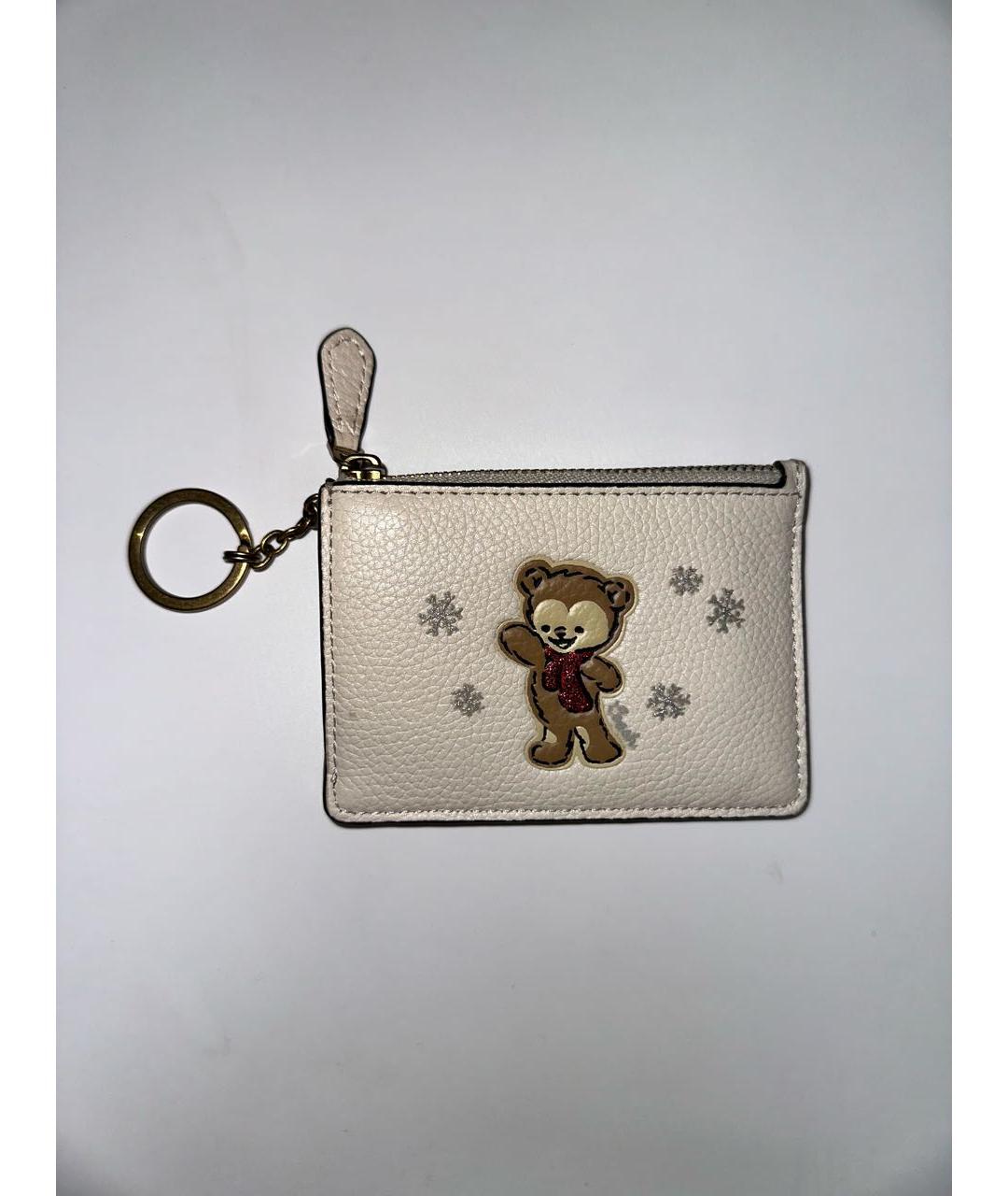 COACH Бежевый кардхолдер, фото 4