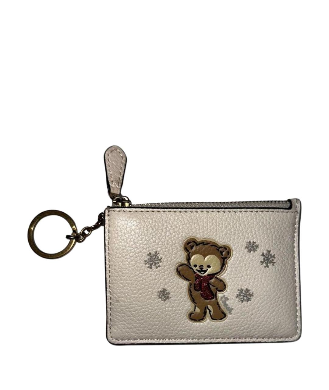 COACH Бежевый кардхолдер, фото 1