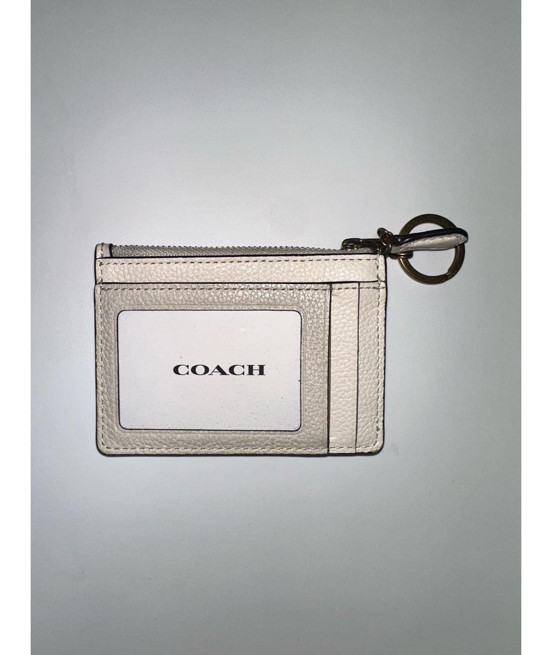 COACH Бежевый кардхолдер, фото 5