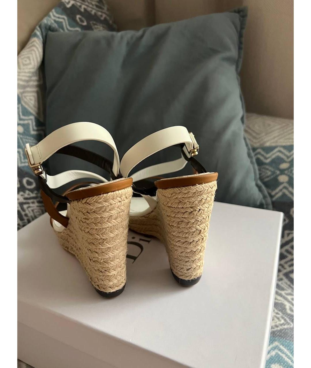 CHRISTIAN DIOR Мульти кожаные эспадрильи, фото 4