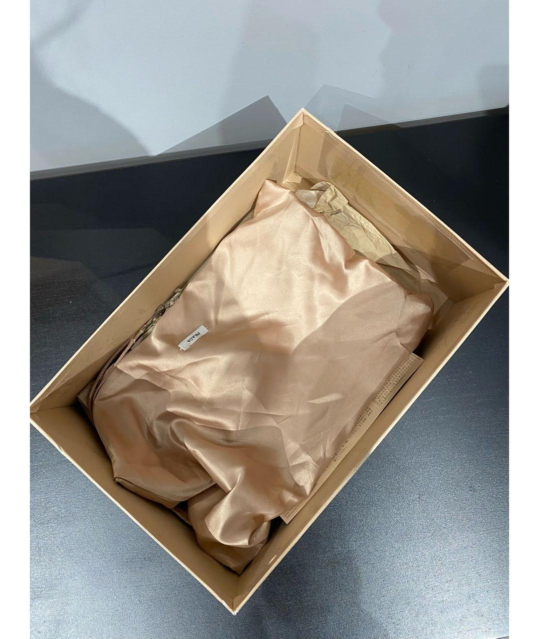 PRADA Черные кожаные туфли, фото 4