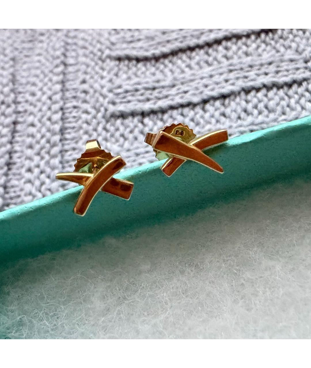 TIFFANY&CO Золотые серьги из желтого золота, фото 3