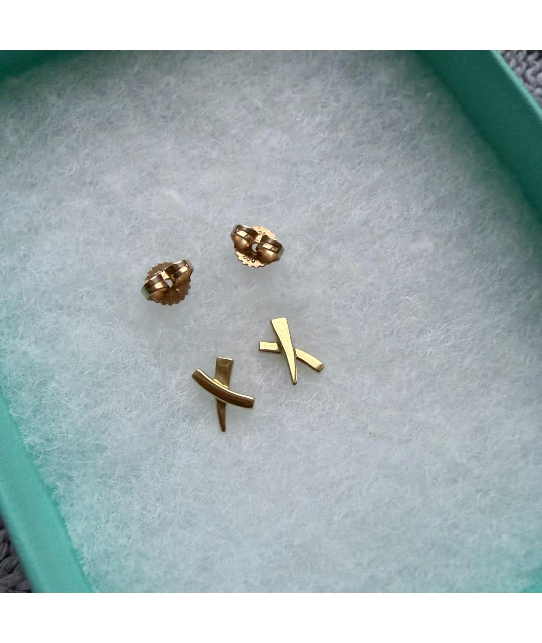 TIFFANY&CO Золотые серьги из желтого золота, фото 2
