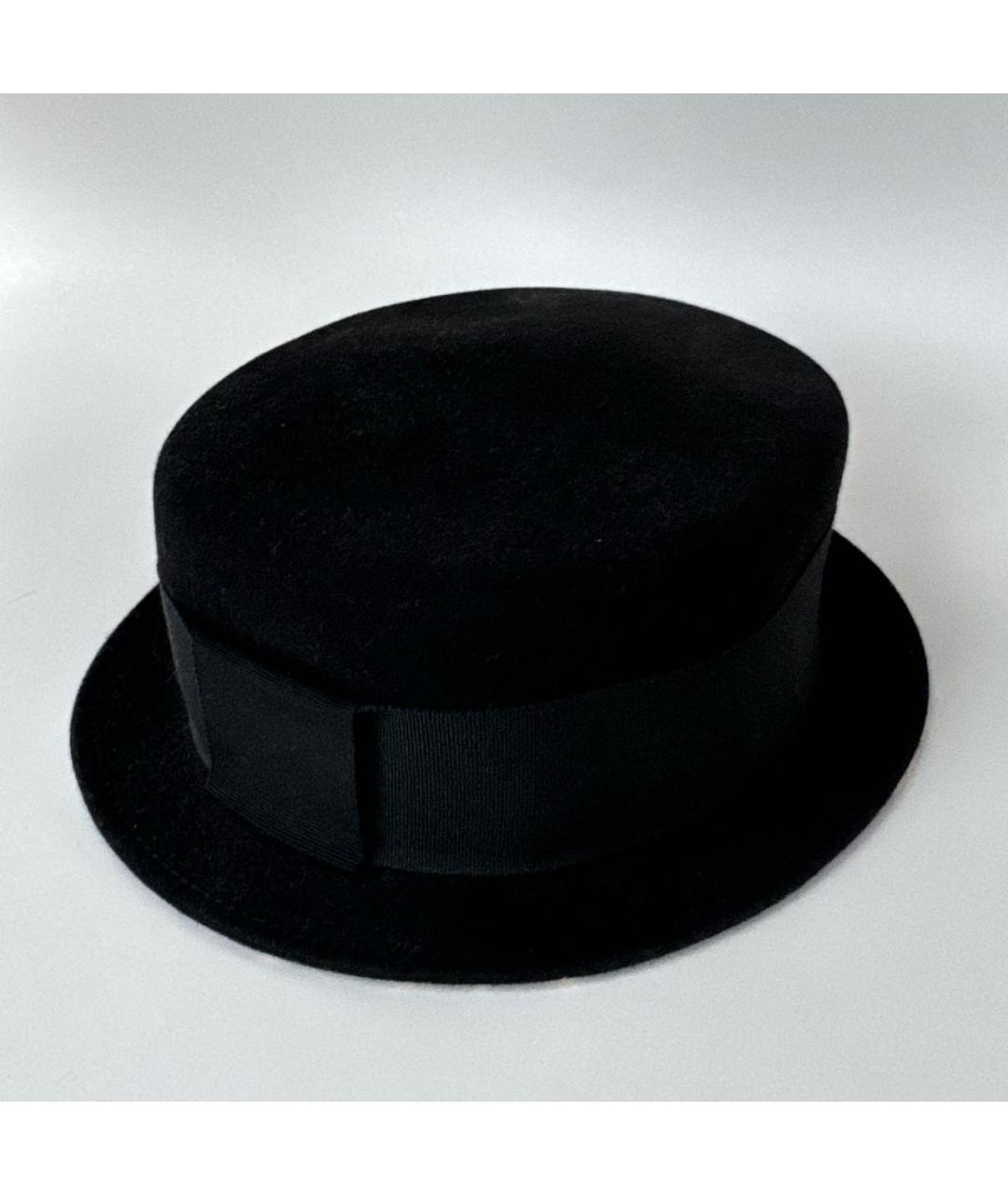 MAISON MICHEL Черная шерстяная шляпа, фото 2