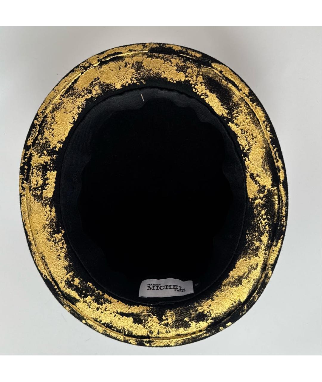 MAISON MICHEL Черная шерстяная шляпа, фото 5