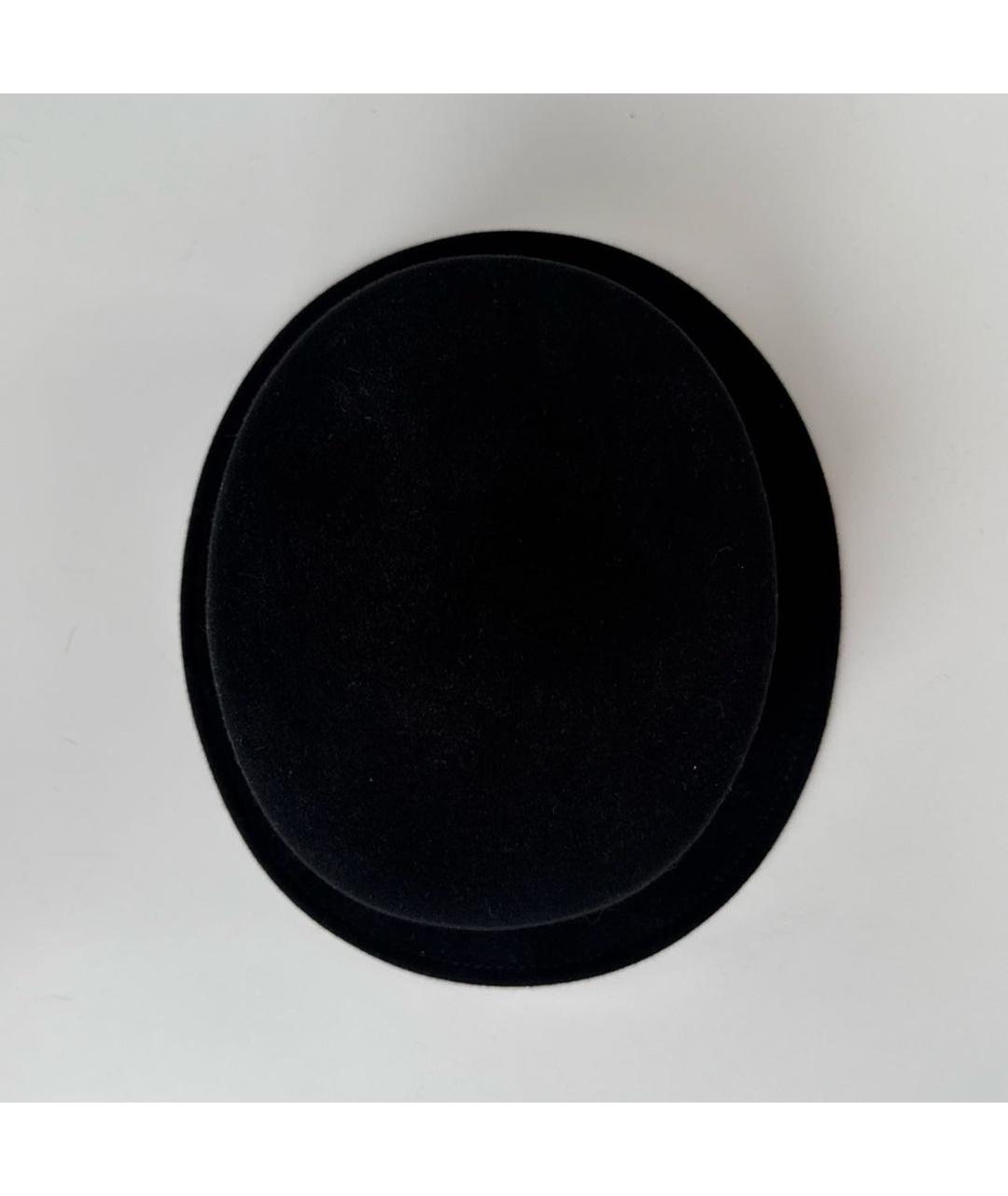 MAISON MICHEL Черная шерстяная шляпа, фото 3