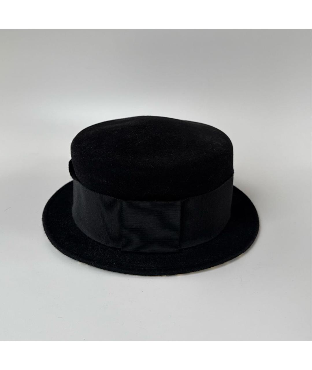 MAISON MICHEL Черная шерстяная шляпа, фото 6