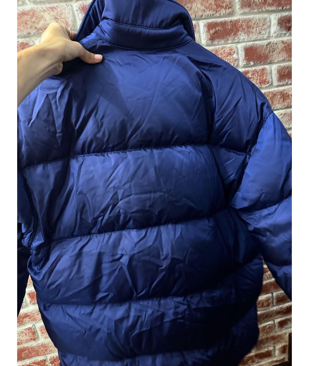 PRADA Синяя полиэстеровая куртка, фото 3