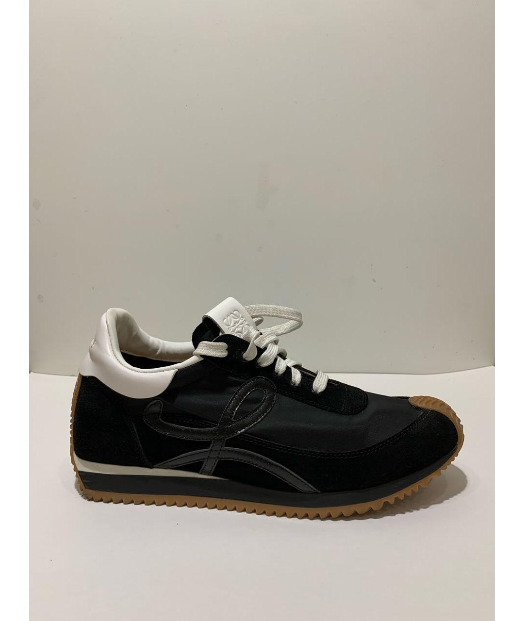 LOEWE Черные низкие кроссовки / кеды, фото 6