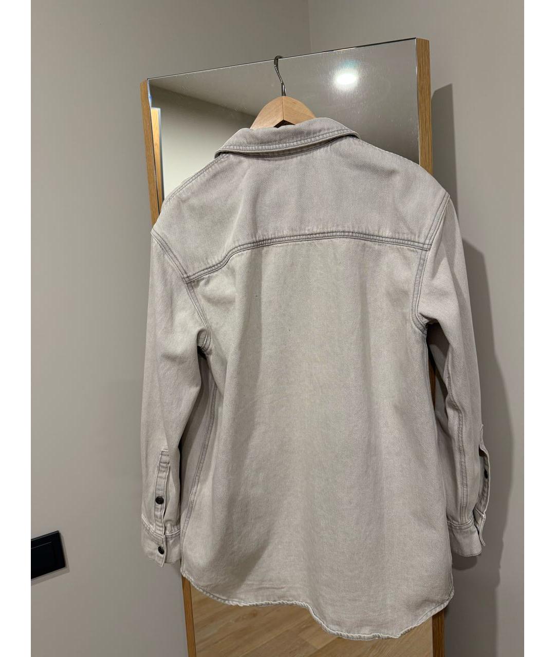 12 STOREEZ Серая хлопковая рубашка, фото 2