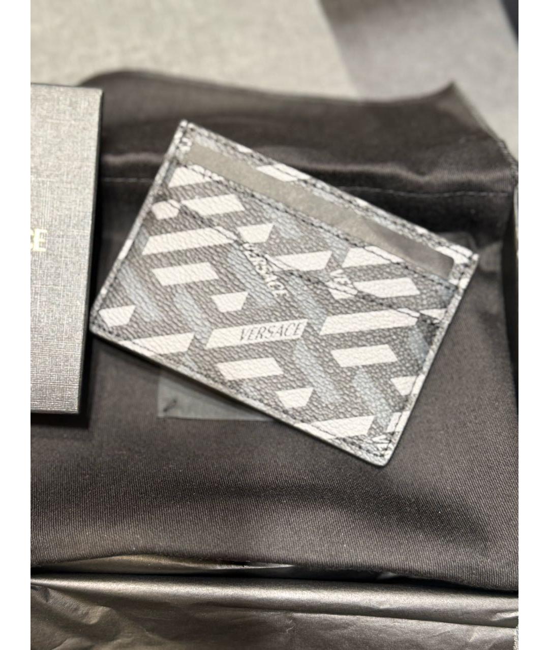 VERSACE Антрацитовый кардхолдер, фото 2