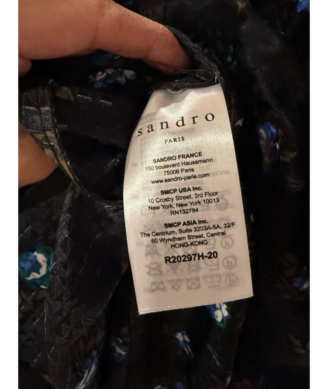 SANDRO Мульти вискозное платье, фото 6