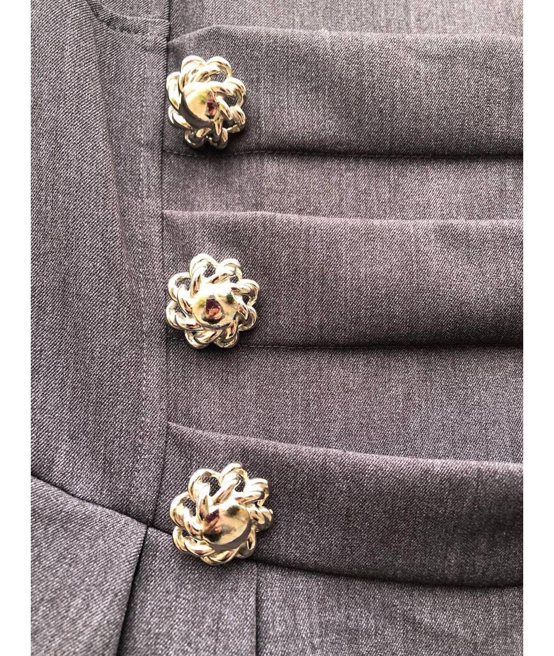 BLUGIRL Серый вискозный сарафан, фото 5