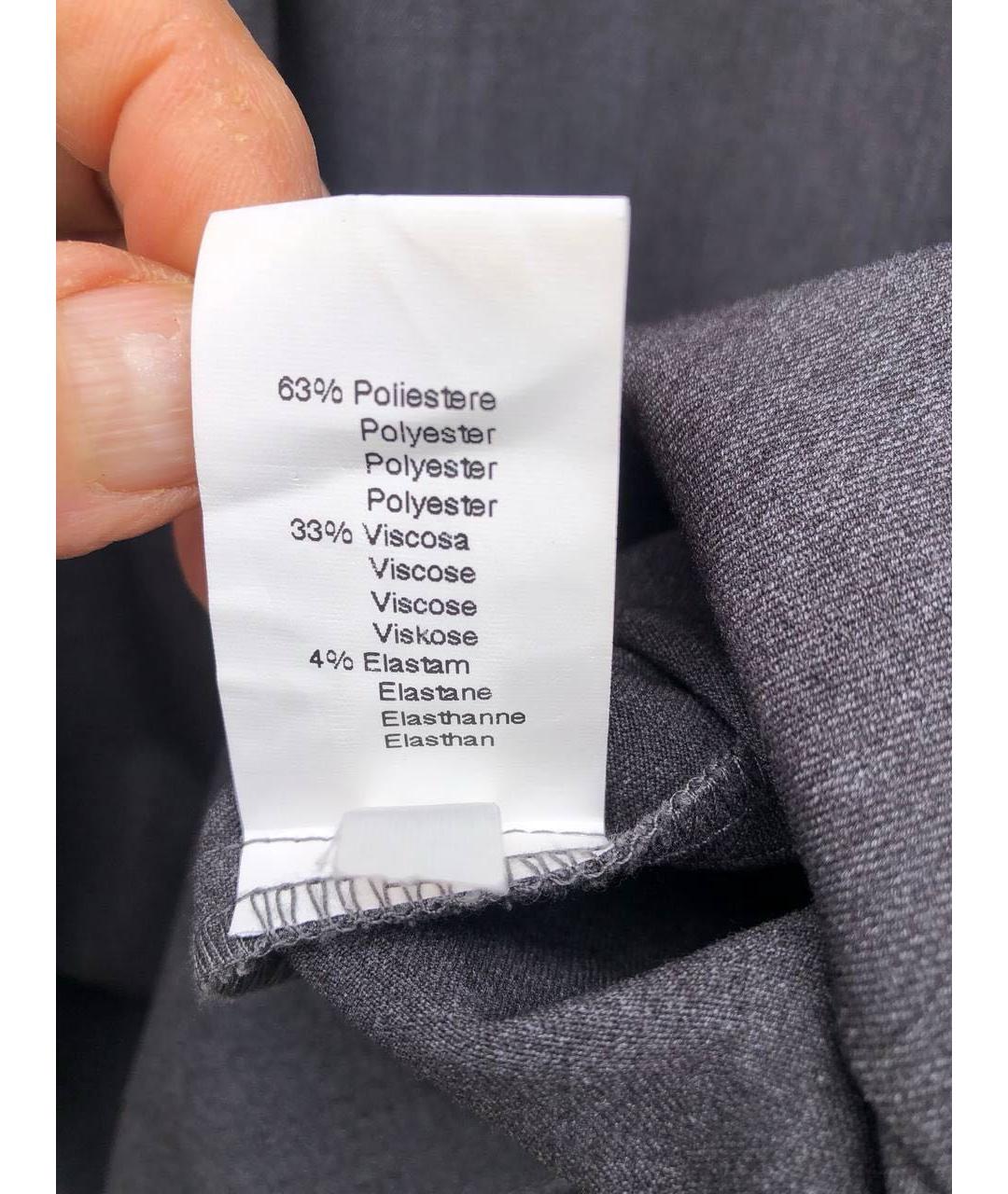 BLUGIRL Серый вискозный сарафан, фото 4