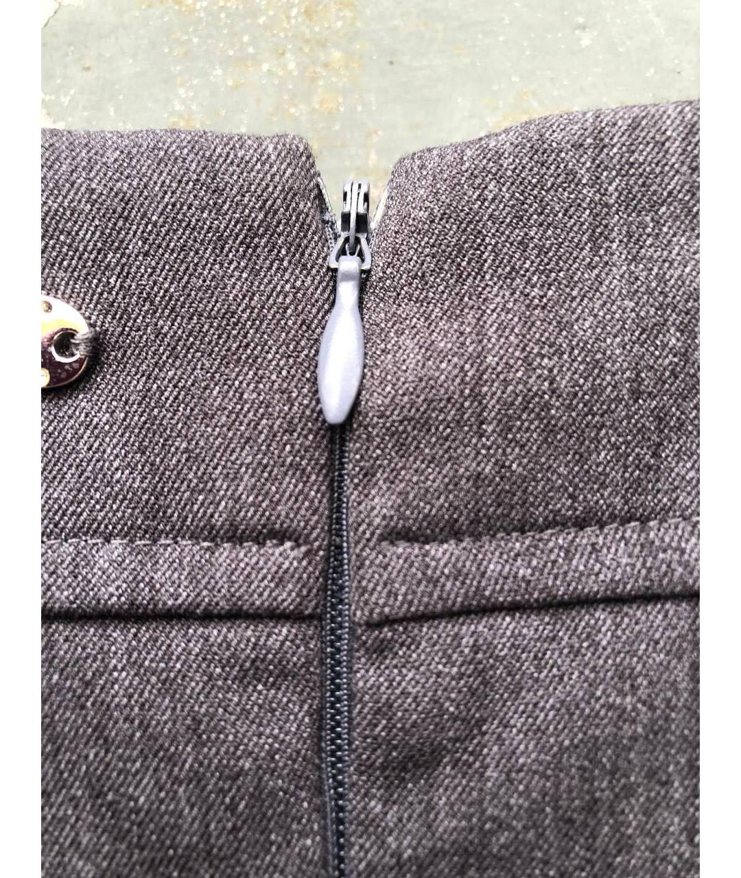 BLUGIRL Серый вискозный сарафан, фото 8