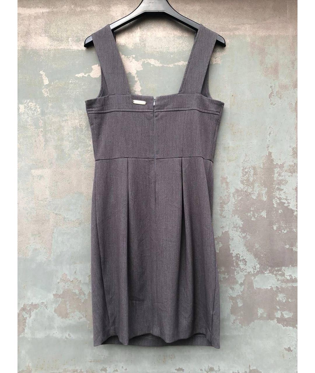 BLUGIRL Серый вискозный сарафан, фото 7