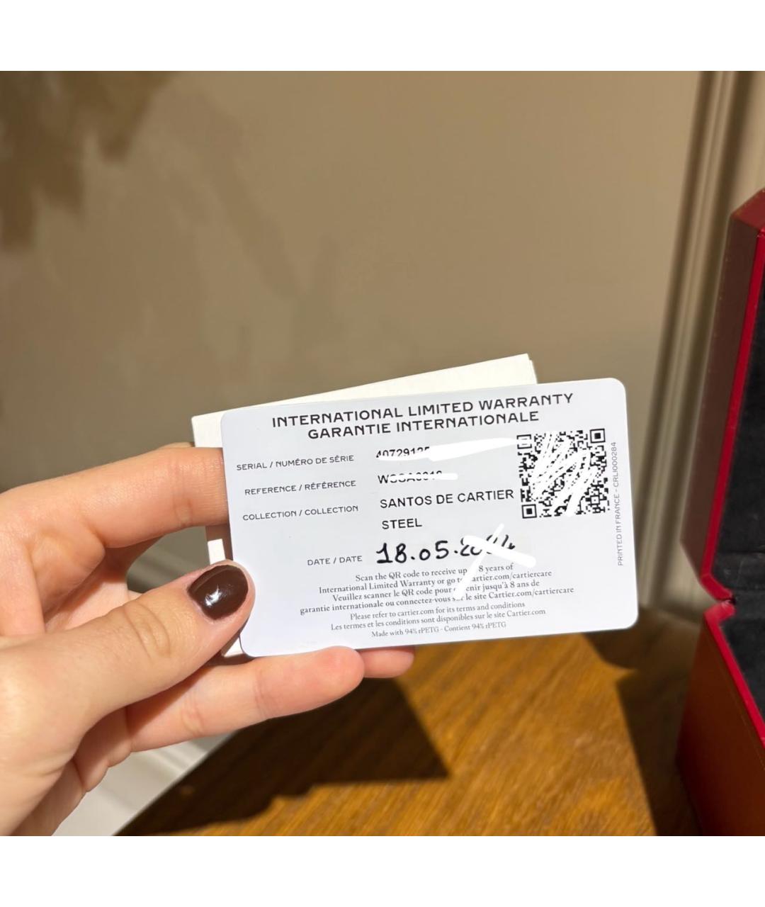 CARTIER Серебряные металлические часы, фото 7