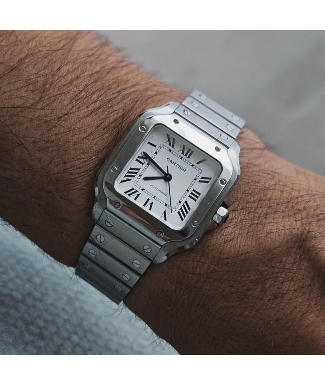 CARTIER Серебряные металлические часы, фото 2