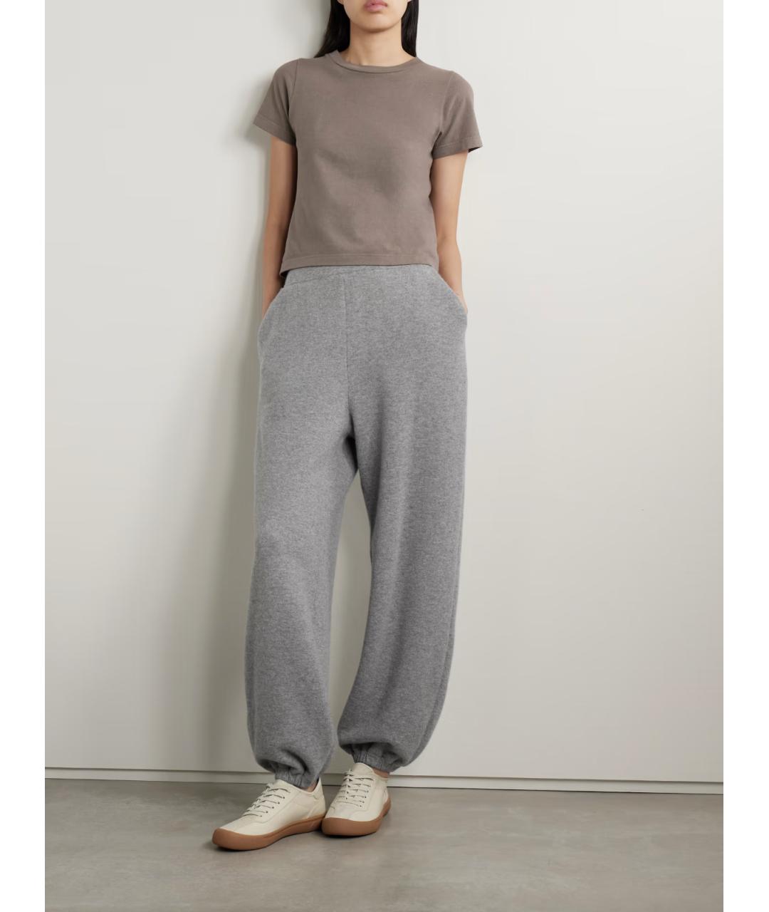 THE ROW Серый кашемировый костюм с брюками, фото 3