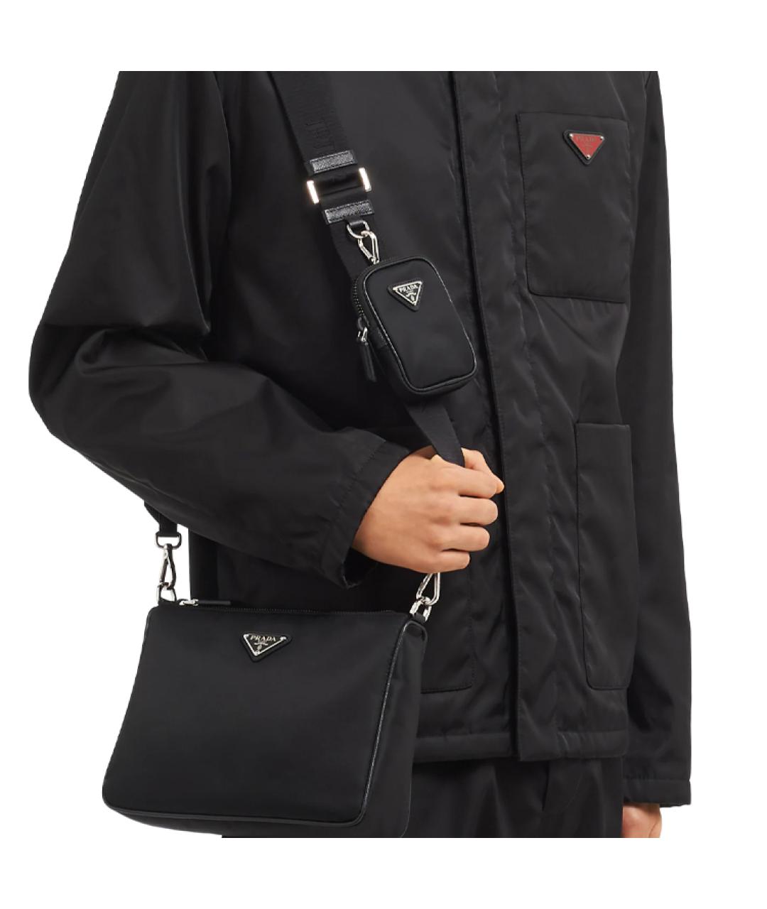 PRADA Черная сумка на плечо, фото 6