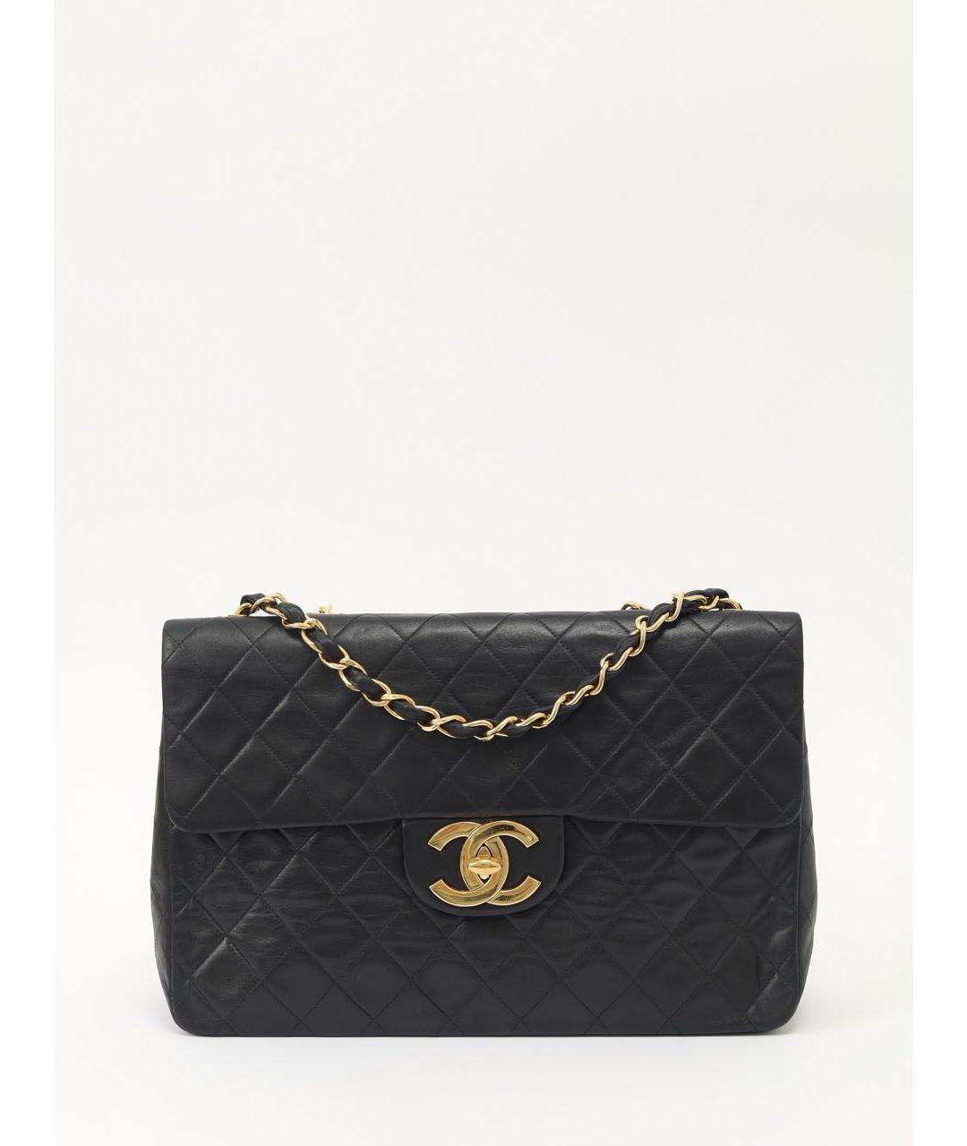 CHANEL Черная кожаная сумка через плечо, фото 9