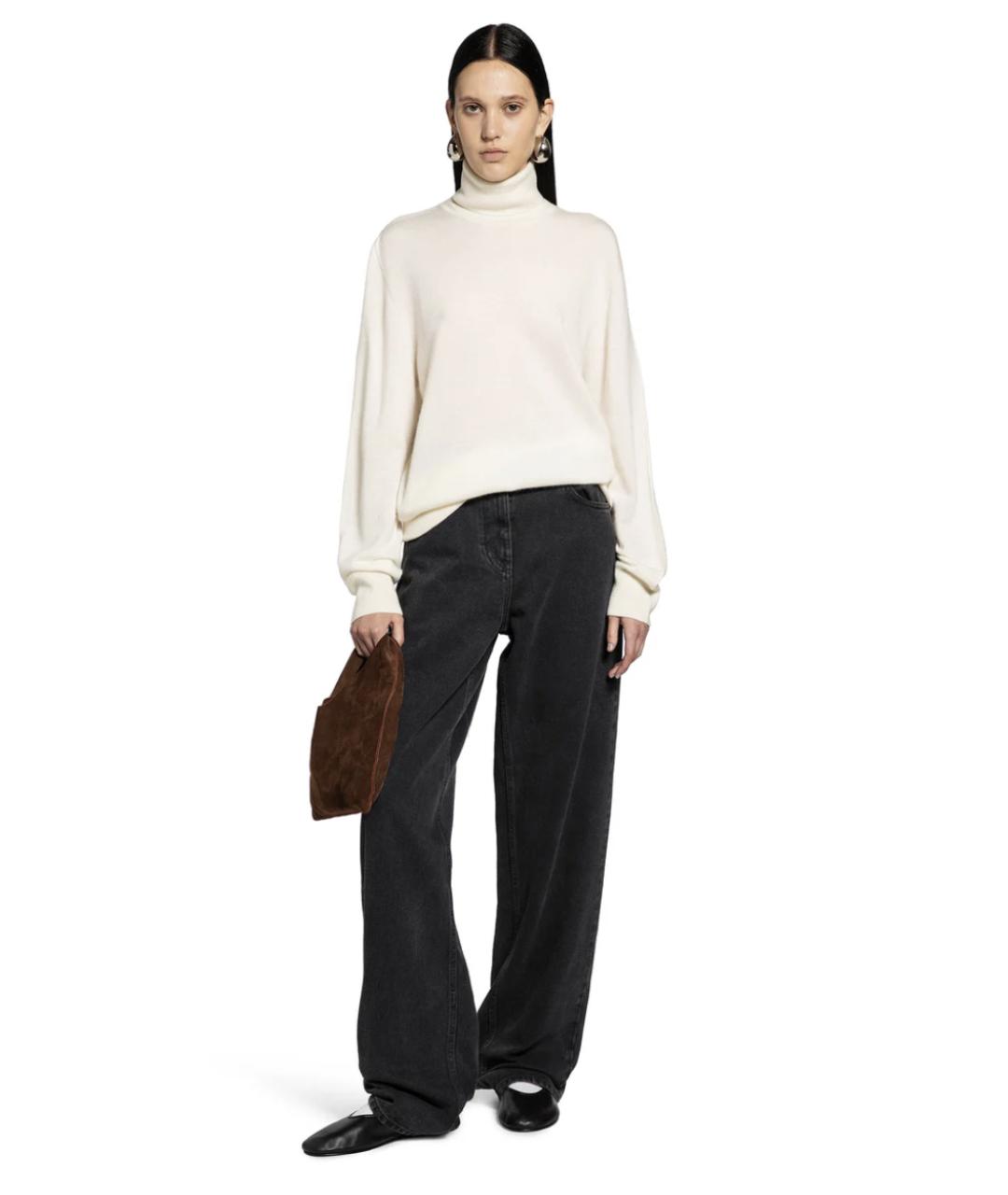 THE ROW Черные хлопковые прямые джинсы, фото 2