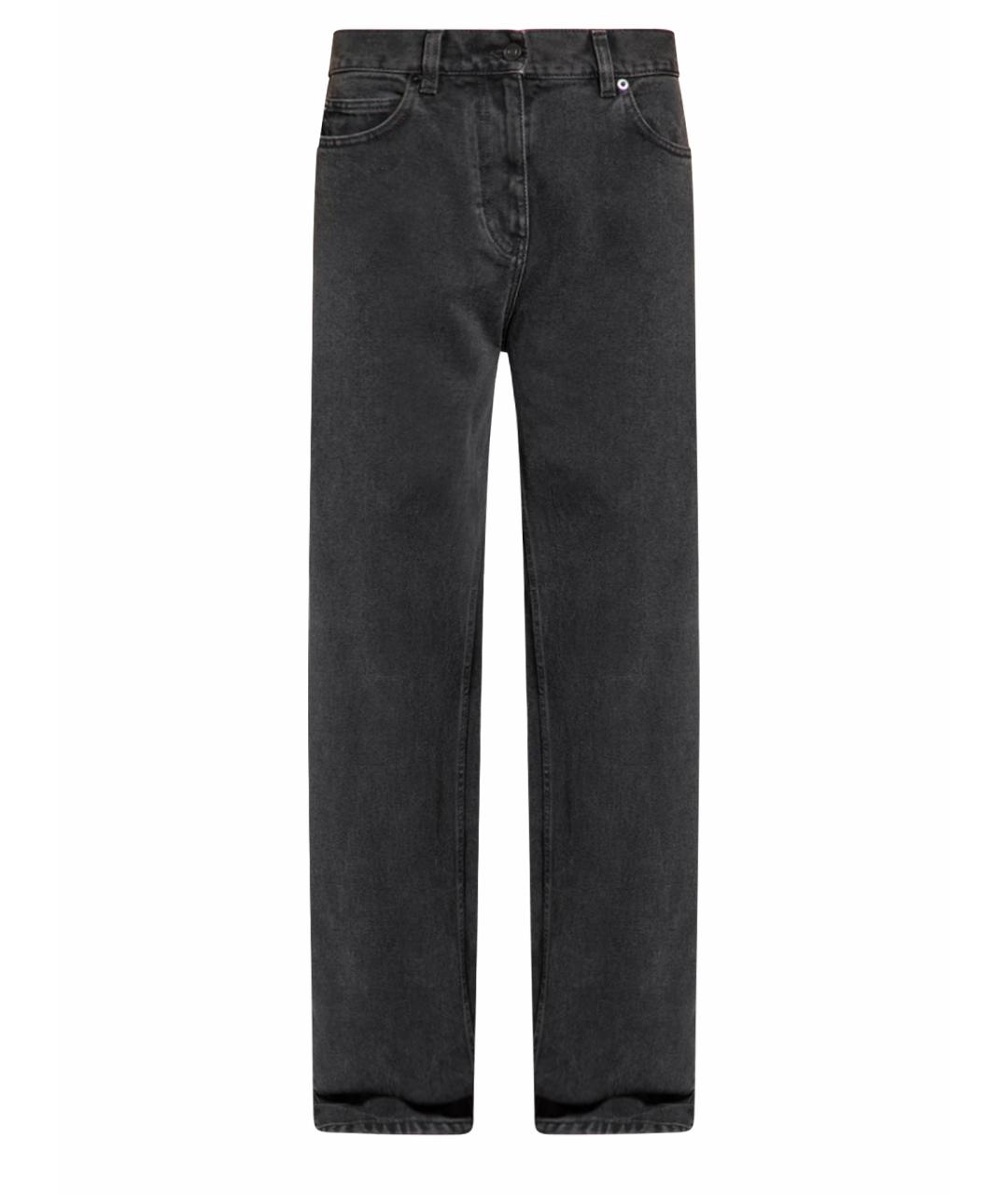 THE ROW Черные хлопковые прямые джинсы, фото 1