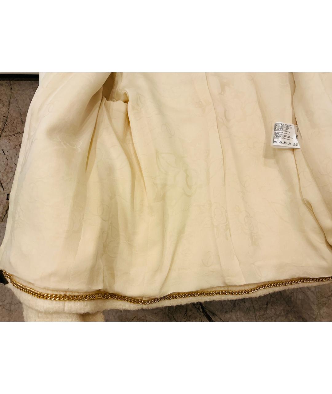 CHANEL Белый твидовый жакет/пиджак, фото 4