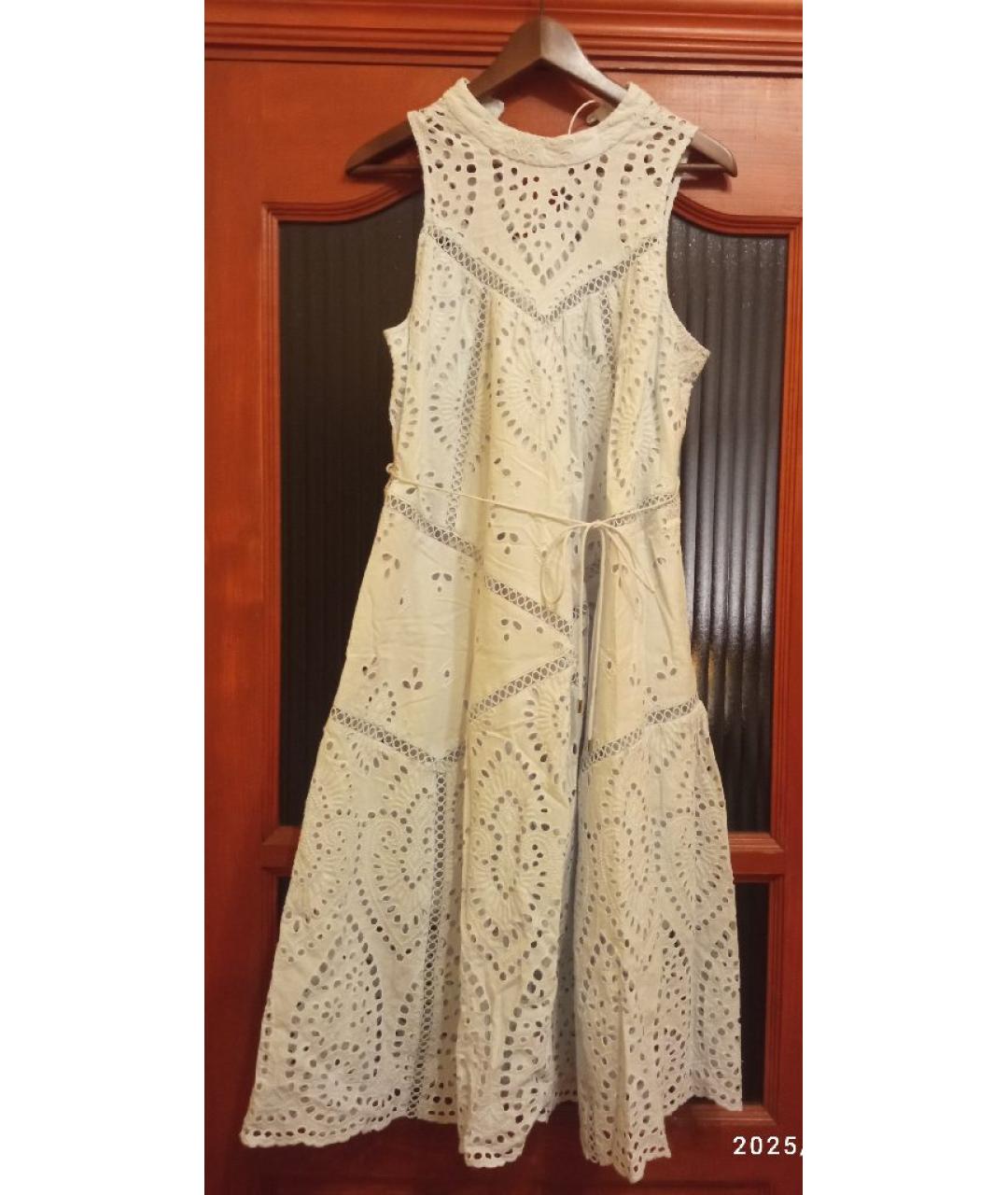 ZIMMERMANN Голубое хлопковое повседневное платье, фото 8